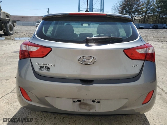2016 Hyundai Elantra GT with VIN KMHD35LH7GU262085, listed as a Copart auction lot 52045895 with 83,020 mi miles and Clean Title. Bid and sale history available at carsss.com. Image 6.