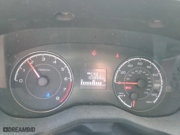 2019 Subaru Impreza with VIN 4S3GTAA60K1751885, listed as a Copart auction lot 69597304 with 109,880 mi miles and Salvage Title. Bid and sale history available at carsss.com. Image 9.
