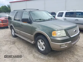 2004 Ford Expedition Eddie Bauer z VIN 1FMPU17LX4LA37632, wystawiony jako IAAI lot #42660290 z przebiegiem 288 522 mil mil oraz . Historia ofert i sprzedaży dostępna na DreamBid. Obrazek 1.
