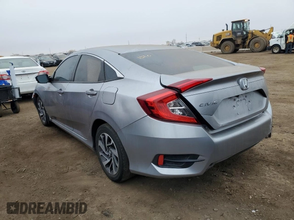 2016 Honda Civic Sedan EX with VIN 19XFC2F79GE029239, listed as a Copart auction lot 88802425 with 54,883 mi miles and Salvage Title. Bid and sale history available at carsss.com. Image 2.