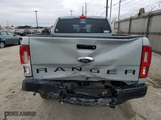2021 Ford Ranger XL with VIN 1FTER4FHXMLE04332, listed as a Copart auction lot 54368415 with 42,913 mi miles and Salvage Title. Bid and sale history available at carsss.com. Image 6.