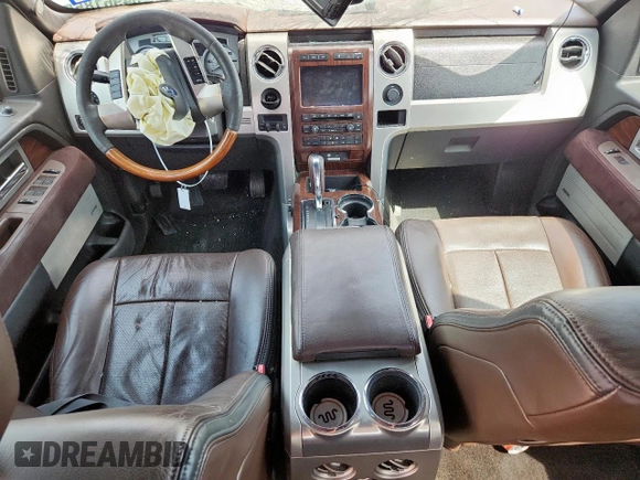 2009 Ford F-150 XL with VIN 1FTPW12V19FA04273, listed as a Copart auction lot 64961855 with Not provided miles and Salvage title. Bid and sale history available at DreamBid. Image 8.