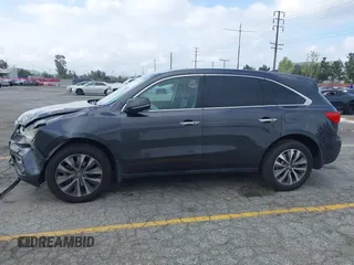 2016 Acura MDX w/Tech with VIN 5FRYD3H47GB020014, listed as a IAAI auction lot 41931725 with 121,520 mi miles. Bid and sale history available at carsss.com. Image 14.