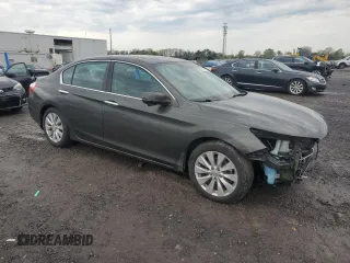 2014 Honda Accord Sedan EX-L with VIN 1HGCR2F83EA144981, listed as a Copart auction lot 53287035 with 85,809 mi miles and Salvage Title. Bid and sale history available at carsss.com. Image 4.