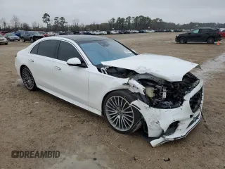 2024 Mercedes-Benz S 580 с VIN W1K6G7GB7RA274038, выставлен на аукционе Copart как лот 42456595 с пробегом 5 810 миль миль и Списание • Salvage title. История ставок и продаж доступна на DreamBid. Изображение 4.