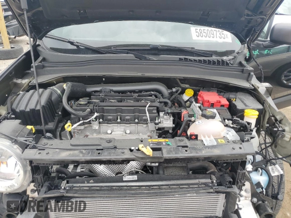 2021 Jeep Renegade 80th Anniversary with VIN ZACNJDBB2MPM96425, listed as a Copart auction lot 58509735 with 20,518 mi miles and Salvage title. Bid and sale history available at DreamBid. Image 11.