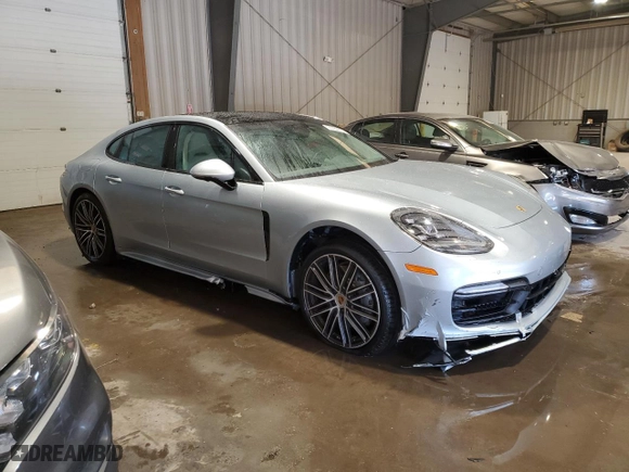 2019 Porsche Panamera S with VIN WP0AB2A74KL128149, listed as a Copart auction lot 76755034 with 38,874 mi miles and Salvage Title. Bid and sale history available at carsss.com. Image 4.