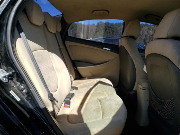 2012 Hyundai Accent GLS with VIN KMHCU4AE7CU159755, listed as a Copart auction lot 49950565 with 167,549 mi miles and Salvage Title. Bid and sale history available at carsss.com. Image 10.