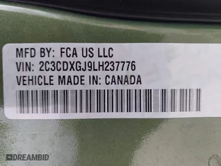 2020 Dodge Charger Scat Pack with VIN 2C3CDXGJ9LH237776, listed as a IAAI auction lot 41128897 with 50,699 mi miles. Bid and sale history available at carsss.com. Image 9.