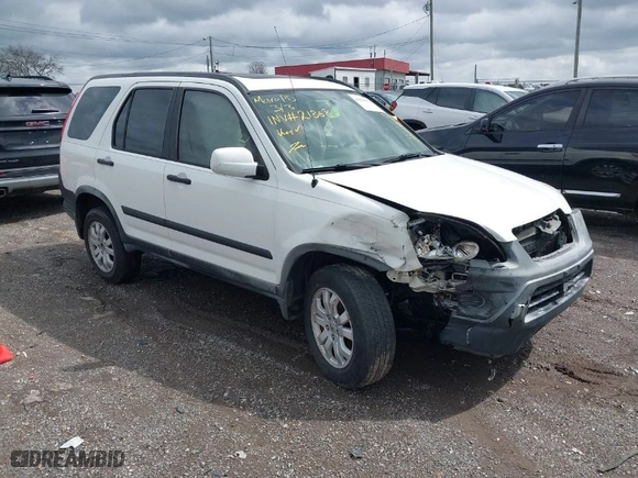 2005 Honda CR-V EX with VIN JHLRD78835C002896, listed as a IAAI auction lot 41931570 with 288,478 mi miles. Bid and sale history available at carsss.com. Image 1.