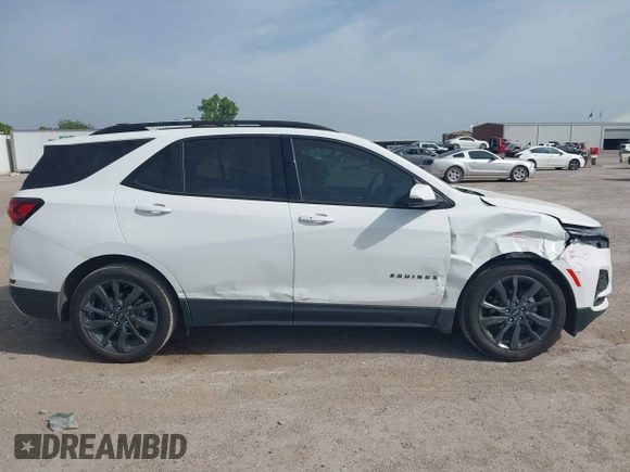 2022 Chevrolet Equinox RS with VIN 3GNAXMEV9NS199374, listed as a IAAI auction lot 42640182 with 56,560 mi miles and . Bid and sale history available at DreamBid. Image 13.