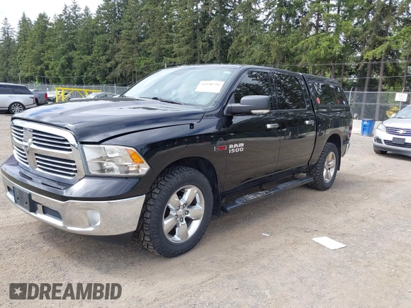 2014 Ram 1500 Big Horn with VIN 1C6RR7LM6ES286105, listed as a IAAI auction lot 42338726 with 123,018 mi miles and . Bid and sale history available at DreamBid. Image 2.