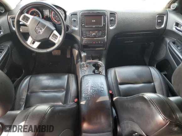 2013 Dodge Durango Crew with VIN 1C4RDJDG2DC699113, listed as a Copart auction lot 53375805 with 183,679 mi miles and Salvage title. Bid and sale history available at DreamBid. Image 8.
