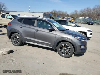 2020 Hyundai Tucson SEL with VIN KM8J3CAL8LU240816, listed as a Copart auction lot 48156885 with 55,173 mi miles and Salvage Title. Bid and sale history available at carsss.com. Image 4.