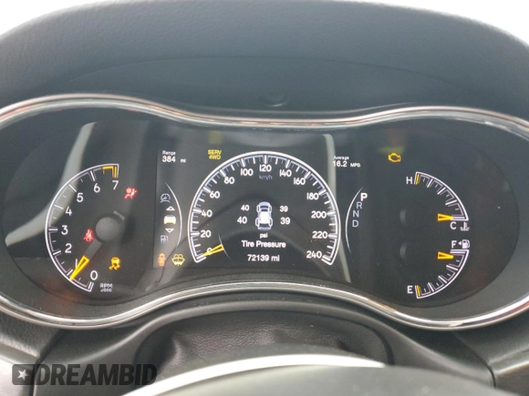 2018 Jeep Grand Cherokee Limited с VIN 1C4RJFBGXJC288496, выставлен на аукционе Copart как лот 60289295 с пробегом 72 139 миль миль и Списание • Salvage title. История ставок и продаж доступна на DreamBid. Изображение 9.