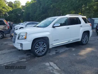 2016 GMC Terrain Denali z VIN 2GKFLVE3XG6181597, wystawiony jako Copart lot #57149325 z przebiegiem 133 687 mil mil oraz Czysty tytuł • Clean title. Historia ofert i sprzedaży dostępna na DreamBid. Obrazek 1.