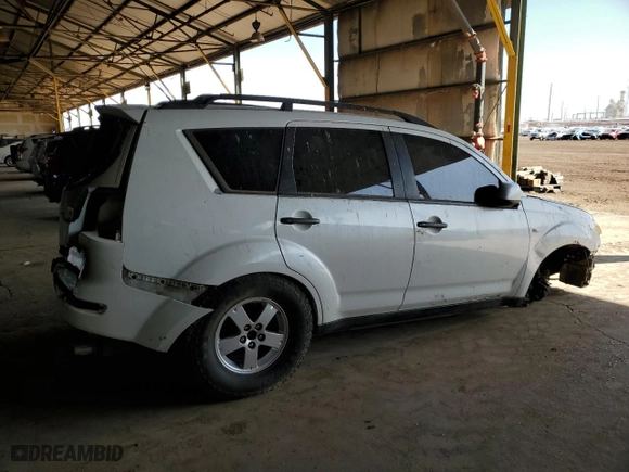 2007 Mitsubishi Outlander LS with VIN JA4MT31X07U016265, listed as a Copart auction lot 47284355 with 201,079 mi miles and Salvage Title. Bid and sale history available at carsss.com. Image 3.