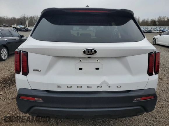 2021 Kia Sorento LX z VIN 5XYRGDLC4MG023118, wystawiony jako Copart lot #52586145 z przebiegiem 50 599 mil mil oraz Szkoda całkowita • Salvage title. Historia ofert i sprzedaży dostępna na DreamBid. Obrazek 6.
