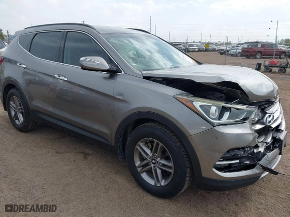 2017 Hyundai Santa Fe Sport 2.4L with VIN 5NMZU3LB7HH021661, listed as a IAAI auction lot 41746160 with 82,990 mi miles. Bid and sale history available at carsss.com. Image 1.