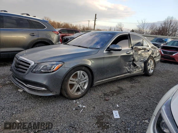 2019 Mercedes-Benz S 560 with VIN WDDUG8GB3KA465815, listed as a Copart auction lot 88544495 with 78,685 mi miles and Salvage Title. Bid and sale history available at DreamBid. Image 1.