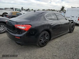 2015 Maserati Ghibli with VIN ZAM57XSA5F1149616, listed as a Copart auction lot 71738433 with 82,300 mi miles. Bid and sale history available at carsss.com. Image 3.