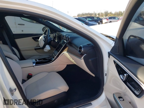 2024 Mercedes-Benz C 300 with VIN W1KAF4GB7RR228867, listed as a IAAI auction lot 41404529 with 9,056 mi miles and . Bid and sale history available at DreamBid. Image 5.