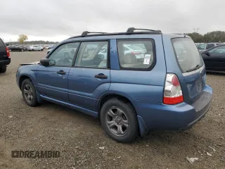 2007 Subaru Forester X with VIN JF1SG63697H721636, listed as a Copart auction lot 80301794 with 180,721 mi miles and Salvage Title. Bid and sale history available at carsss.com. Image 2.