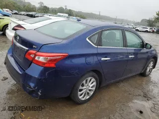 2018 Nissan Sentra SV with VIN 3N1AB7AP4JL643980, listed as a Copart auction lot 73711344 with 76,317 mi miles and Salvage Title. Bid and sale history available at DreamBid. Image 3.