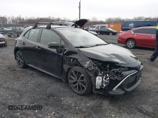 2021 Toyota Corolla Hatchback XSE with VIN JTNC4MBE5M3106428, listed as a IAAI auction lot 41497937 with 94,951 mi miles. Bid and sale history available at carsss.com. Image 1.