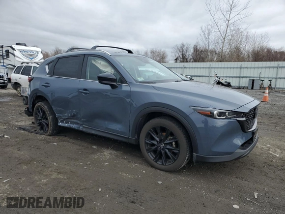 2023 Mazda CX-5 2.5 S Carbon Edition with VIN JM3KFBCM7P0187725, listed as a Copart auction lot 46267835 with 32,346 mi miles and Salvage Title. Bid and sale history available at carsss.com. Image 4.