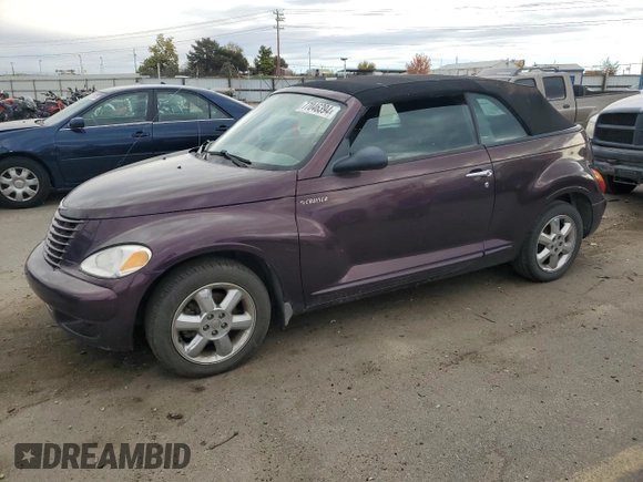 2005 Chrysler PT Cruiser Touring with VIN 3C3EY55E25T604454, listed as a Copart auction lot 77046394 with 148,216 mi miles and Clean Title. Bid and sale history available at DreamBid. Image 1.