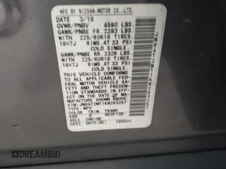 2019 Nissan Rogue SV with VIN JN8AT2MT1KW263257, listed as a Copart auction lot 51339525 with 49,047 mi miles and Salvage Title. Bid and sale history available at carsss.com. Image 15.