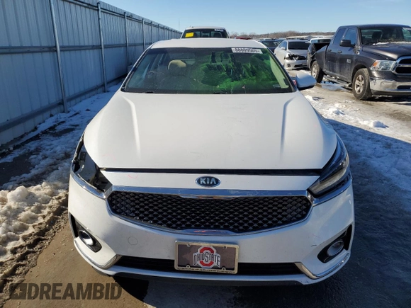 2017 Kia Cadenza Premium z VIN KNALB4J16H5052119, wystawiony jako Copart lot #88809505 z przebiegiem 74 356 mil mil oraz Szkody całkowita. Historia ofert i sprzedaży dostępna na DreamBid. Obrazek 5.