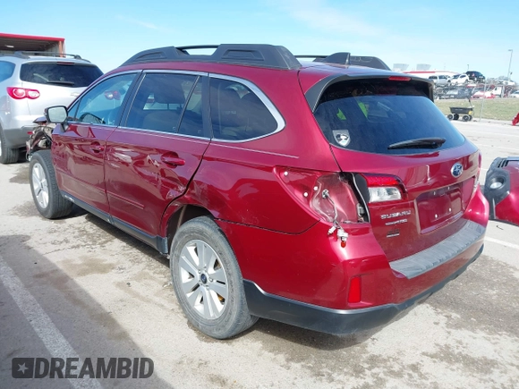 2017 Subaru Outback Premium with VIN 4S4BSAFCXH3272281, listed as a IAAI auction lot 41782163 with 88,563 mi miles and . Bid and sale history available at DreamBid. Image 3.