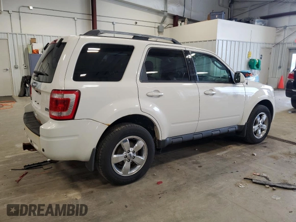 2012 Ford Escape Limited with VIN 1FMCU9EG9CKC80078, listed as a Copart auction lot 54977625 with 128,464 mi miles and Non Repairable. Bid and sale history available at carsss.com. Image 3.