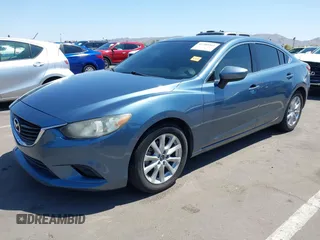 2015 Mazda Mazda6 i Sport with VIN JM1GJ1U55F1223886, listed as a IAAI auction lot 41980464 with 120,146 mi miles. Bid and sale history available at carsss.com. Image 2.