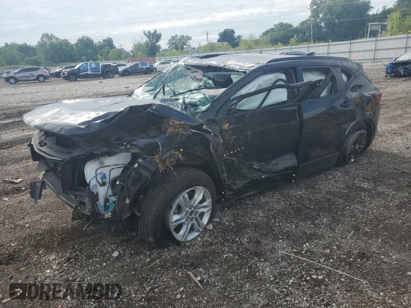 2022 Chevrolet Blazer LT z VIN 3GNKBHR48NS236491, wystawiony jako Copart lot #63805955 z przebiegiem Nie podano mil oraz Szkoda całkowita • Salvage title. Historia ofert i sprzedaży dostępna na DreamBid. Obrazek 1.