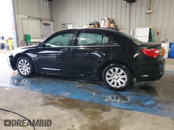 2014 Chrysler 200 LX with VIN 1C3CCBAG7EN101336, listed as a Copart auction lot 70451634 with 157,510 mi miles and Salvage Title. Bid and sale history available at carsss.com. Image 2.