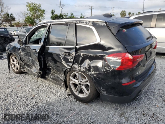 2019 BMW X3 sDrive30i with VIN 5UXTR7C57KLF28768, listed as a Copart auction lot 51220035 with 0 mi miles and Non Repairable. Bid and sale history available at carsss.com. Image 2.