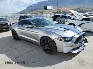 2020 Ford Mustang GT with VIN 1FA6P8CF5L5186488, listed as a Copart auction lot 59711705 with 37,602 mi miles and Salvage title. Bid and sale history available at DreamBid. Image 4.
