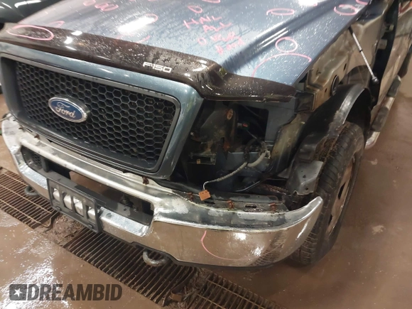 2005 Ford F-150 XLT with VIN 1FTPX14555NA01757, listed as a IAAI auction lot 41935980 with 145,311 mi miles. Bid and sale history available at carsss.com. Image 6.