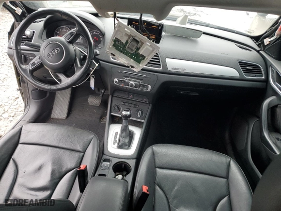2016 Audi Q3 Premium Plus with VIN WA1EFCFS7GR023905, listed as a Copart auction lot 46828725 with 121,011 mi miles and Salvage Title. Bid and sale history available at carsss.com. Image 8.