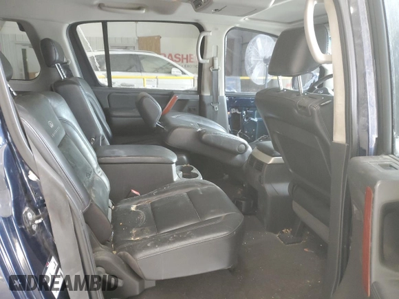 2007 Infiniti QX56 with VIN 5N3AA08C47N802650, listed as a Copart auction lot 45117695 with 218,047 mi miles and Salvage Title. Bid and sale history available at carsss.com. Image 11.