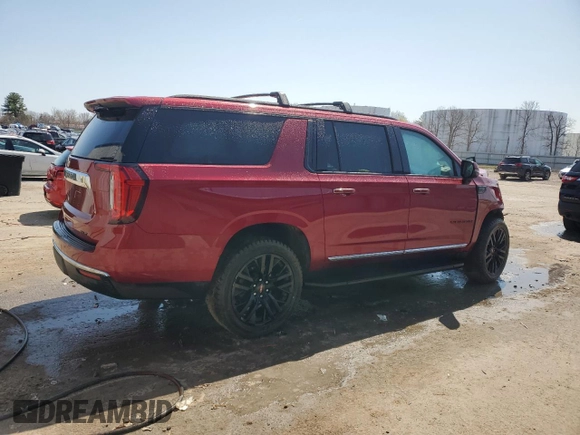 2023 GMC Yukon XL SLT z VIN 1GKS2GKD7PR499188, wystawiony jako Copart lot #54093875 z przebiegiem 32 387 mil mil oraz Szkoda całkowita • Salvage title. Historia ofert i sprzedaży dostępna na DreamBid. Obrazek 3.