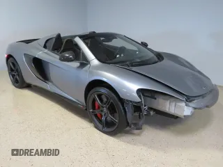 2016 McLaren 650S z VIN SBM11FAA1GW006061, wystawiony jako Copart lot #73406814 z przebiegiem 16 999 mil mil oraz Szkody całkowita. Historia ofert i sprzedaży dostępna na DreamBid. Obrazek 1.