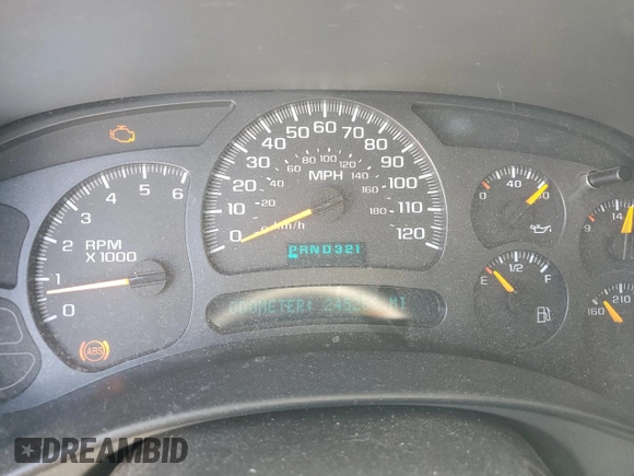 2005 Chevrolet Silverado 1500 Z71 z VIN 1GCEK19Z55Z211222, wystawiony jako Copart lot #49906305 z przebiegiem 245 263 mil mil oraz Czysty tytuł • Clean title. Historia ofert i sprzedaży dostępna na DreamBid. Obrazek 9.