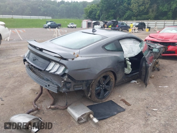 2022 Ford Mustang EcoBoost with VIN 1FA6P8TH5N5150143, listed as a IAAI auction lot 42516503 with Not provided miles and . Bid and sale history available at DreamBid. Image 4.