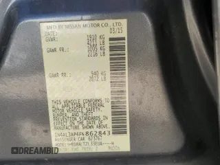 2015 Nissan Altima S with VIN 1N4AL3AP4FN862843, listed as a Copart auction lot 50592085 with 126,303 mi miles and Salvage Title. Bid and sale history available at DreamBid. Image 12.