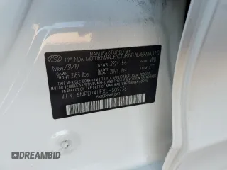 2020 Hyundai Elantra SE z VIN 5NPD74LFXLH505233, wystawiony jako Copart lot #58981645 z przebiegiem 72 076 mil mil oraz Szkoda całkowita • Salvage title. Historia ofert i sprzedaży dostępna na DreamBid. Obrazek 12.