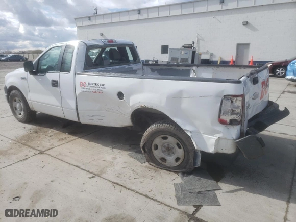 2007 Ford F-150 XL with VIN 1FTRF12247KC41729, listed as a Copart auction lot 47805565 with 178,797 mi miles and Salvage Title. Bid and sale history available at carsss.com. Image 2.